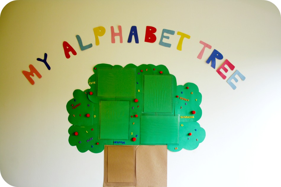 Alphabet Tree for Kindergarten Sight Words