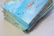 Window Shopping Wednesday - Keeley Behling Studios -Atlas Map Envelopes Set of 12