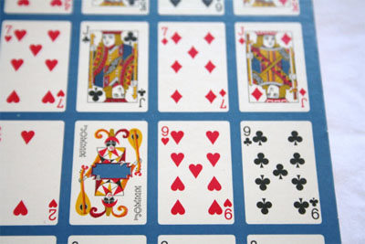 Window Shopping Wednesday - Keeley Behling  Studios - Vintage Poker Bingo Cards Set of 6