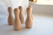 Window Shopping Wednesday - Keeley Behling Studios - Mini Wooden Bowling Pins Set of 20