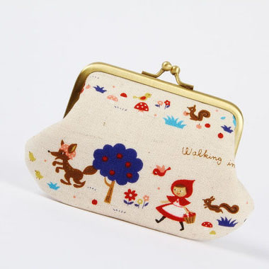 Window Shopping Wednesday - Octopurse - Daddy purse - Little red riding hood in blue - metal frame purse